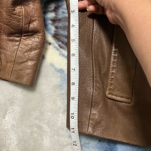 BCBGMaxAzria Brown Leather Jacket - Picture 9 of 11